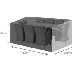 Fashion 8 Seater Rectangular Garden Furniture Cover Garden Furniture Covers