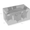 Online 6 Seater Rectangular Garden Furniture Cover Garden Furniture Covers
