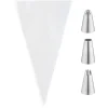 Online Set of 3 nozzles and piping bags Baking