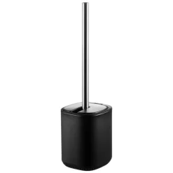 Best Echo Toilet Brush and Holder Black Bathroom Accessories