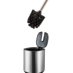 Sale Echo Toilet Brush and Holder Satin Bathroom Accessories
