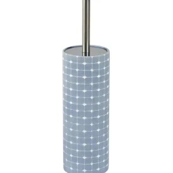 Best Mosaica Sky Blue Toilet Brush and Holder Bathroom Accessories
