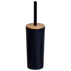 Clearance Sonata Black Toilet Brush & Holder Bathroom Accessories