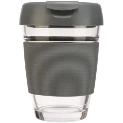 Sale glass travel mug grey Drinkware