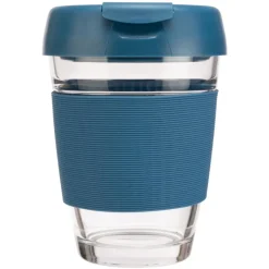 Outlet glass travel mug navy Drinkware