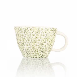 Best Green Floral Mug 3 Drinkware