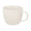 Sale Leaf Embossed Mug White Drinkware