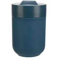 Clearance 300ml soft touch navy travel mug Drinkware