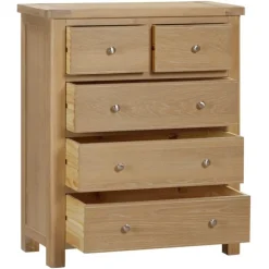 Hot Silverdale Oak 2 Over 3 Chest of Drawers Chest Of Drawers