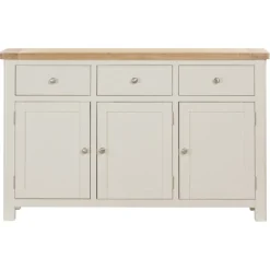 Fashion Silverdale Painted 3 Door Sideboard Sideboards | Sideboards