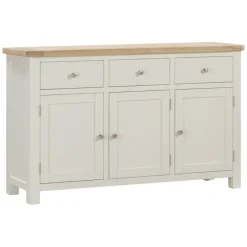 Fashion Silverdale Painted 3 Door Sideboard Sideboards | Sideboards