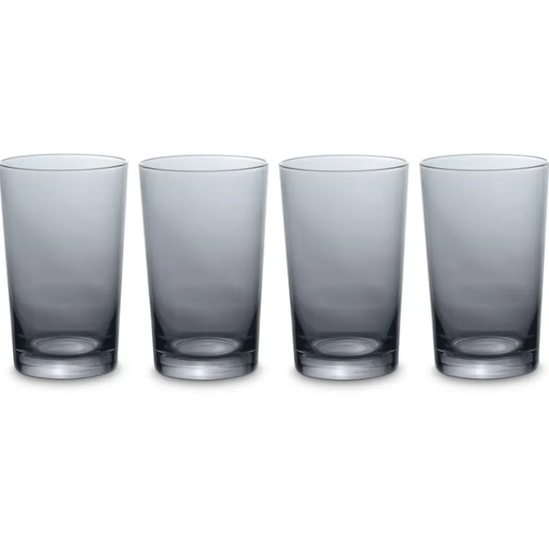Online Grey set of 4 Hi Ball Glasses Glassware
