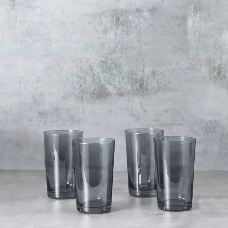 Online Grey set of 4 Hi Ball Glasses Glassware