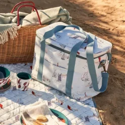 Sale Coastal Boats Picnic Bag Food Storage