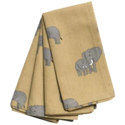 Clearance Elephant Napkins Table Linen, Napkins & Mats
