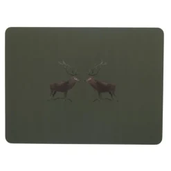 Clearance Highland Stag Set of 4 Placemats Table Linen, Napkins & Mats
