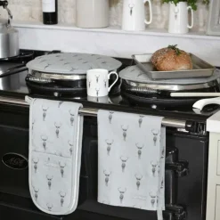 Best Highland Stag Double Oven Glove Oven Gloves, Tea Towels & Aprons