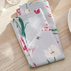Sale Tulips Pack of 4 Napkins Table Linen, Napkins & Mats