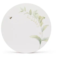 Outlet Wild Floral Set of 4 Round Placemats Table Linen, Napkins & Mats