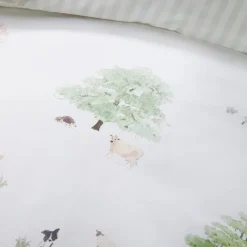 Sale Spring Cottage Green Duvet Cover Set Duvet Covers
