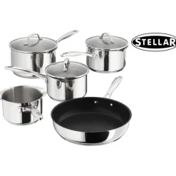 Sale Profile 7000 5 Piece Draining Saucepan and Fry Pan Set Pots & Pans