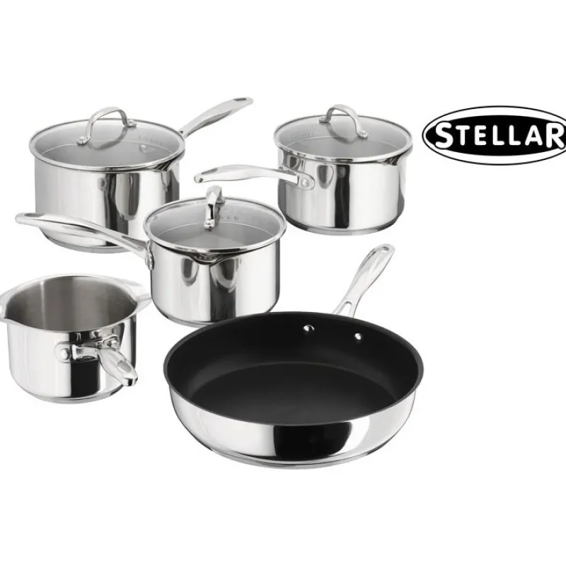 Sale Profile 7000 5 Piece Draining Saucepan and Fry Pan Set Pots & Pans