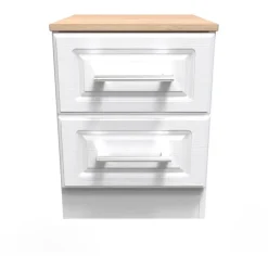 Outlet Stoneacre 2 Drawer Locker Bedside Tables