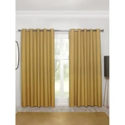 Clearance Cosmos Blackout Curtain Gold Curtains