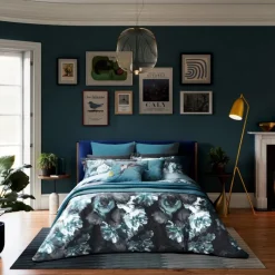 Clearance Painted Blooms Multi Duvet Cover Set Duvet Covers