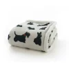 Sale Terriers Sherpa Lined Fleece Throw Throws | Blankets, Throws & Bedspreads