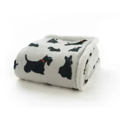 Sale Terriers Sherpa Lined Fleece Throw Throws | Blankets, Throws & Bedspreads