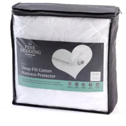 Clearance Deep Fill Cotton Mattress Protector Mattress Toppers & Protectors