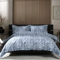 Sale Chevron Grey Duvet Set Duvet Covers