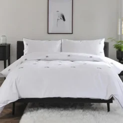 Clearance Feathers Double Duvet Cover Set Duvet Covers