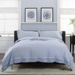 Hot Southport Blue and White Duvet Set Duvet Covers