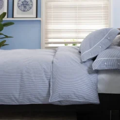 Hot Southport Blue and White Duvet Set Duvet Covers