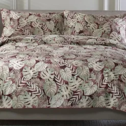 Hot Tropical Garden Red Duvet Set Duvet Covers