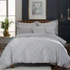 Sale Versailles Jacquard Silver Duvet Set Duvet Covers