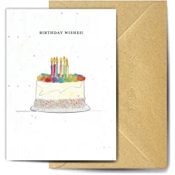 Clearance A Single Piece of Cake Wasn't Enough Birthday Card Stationery