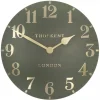 Discount 20" Arabic Lichen Green Wall Clock Clocks