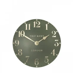 Hot 12" Arabic Lichen Green Wall Clock Clocks