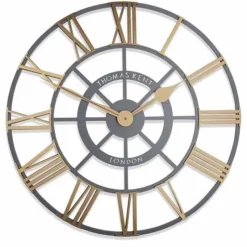 Outlet 24' Evening Star Brass Wall Clock Clocks