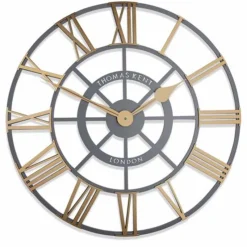 Outlet 24' Evening Star Brass Wall Clock Clocks
