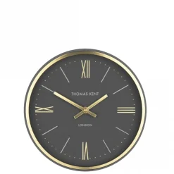 Hot 10" Hampton Wall Clock Charcoal Clocks