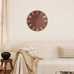 Online Arabic 12" Auburn Wall Clock Clocks