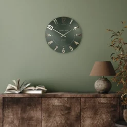 Best Arabic 12" Olive Green Wall Clock Clocks