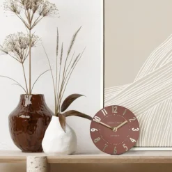 New Mulberry 6" Auburn Mantel Clock Clocks