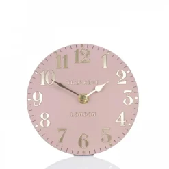 Fashion Mulberry 6" Blush Pink Mantel Clock Clocks