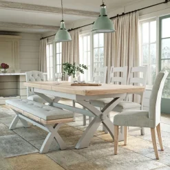 Sale Thornham Cross Leg Extending Dining Set Dining Sets