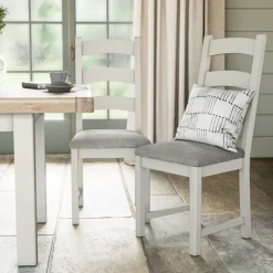 Sale Thornham Pair of Ladder Back Dining Chairs Dining Chairs